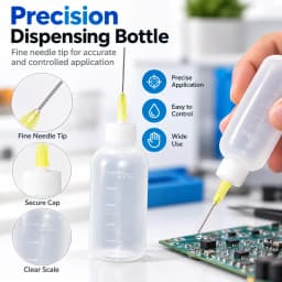 50ML Plastic Liquid Alcohol Bottle For Dispenser Rosin Solder Flux Paste For Phone PCB Cleaning Welding Repair Tools