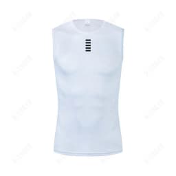 Cycling Base Layer Reflective Underwear White Cycling Jersey Sport Vest Men Undershirt Quick Dry Elastici Vest Road Bike Jersey