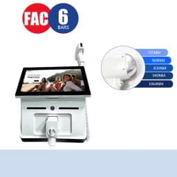 World Premiere 5000W FAC Technology High Power 808 830 8101064 755 940 6 Waves Ice Point Diode Laser Hair Removal Machine Salon