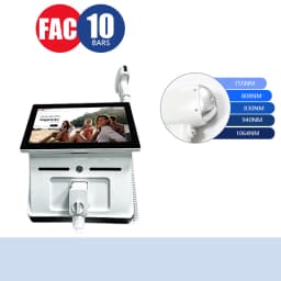 World Premiere 5000W FAC Technology High Power 808 830 8101064 755 940 6 Waves Ice Point Diode Laser Hair Removal Machine Salon