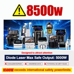 World Premiere 5000W FAC Technology High Power 808 830 8101064 755 940 6 Waves Ice Point Diode Laser Hair Removal Machine Salon