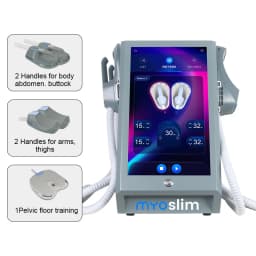 6500W EMS Body Sculpting Machine Fat Weight Loss 15 Tesla 5 Handles Muscle Stimulator RF Sculpting Slimming Electromagnetic