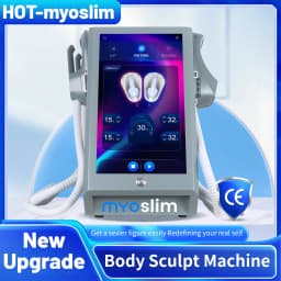 6500W EMS Body Sculpting Machine Fat Weight Loss 15 Tesla 5 Handles Muscle Stimulator RF Sculpting Slimming Electromagnetic