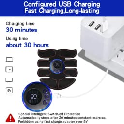 8 Modes EMS Wireless Muscle Stimulator Fitness Trainer ABS Abdominal Electric Weight Loss Body Slimming Massageador USB Charging