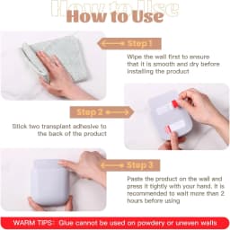 Wall Mounted Storage Box Mobile Phone Plug Holder Stand Rack Remote Control Storage Organizer Case For Air Conditioner TV