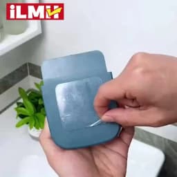 Wall Mounted Storage Box Mobile Phone Plug Holder Stand Rack Remote Control Storage Organizer Case For Air Conditioner TV