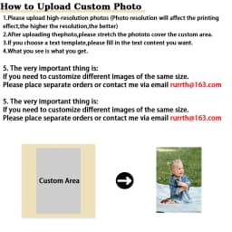 Custom Canvas Printing Personalized Photo Poster Suitable for Weddings Pets Birthdays