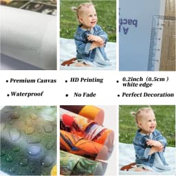 Custom Canvas Printing Personalized Photo Poster Suitable for Weddings Pets Birthdays