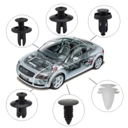 New Auto Fastener Clips Mixed Car Body Push Retainer Pin Rivet Bumper Door Trim Panel Fastener Kit Car Clips Retainer Tools