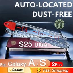 2Pcs For Samsung Galaxy S25 S24 Ultra S23 S22 S21 Plus A16 A36 A55 A56 A25 A15 A35 A34 A54 5G Screen Protector Tempered Glass