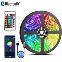 USB 5V LED Lights for TV with APP Control Flexible Ribbon Tape RGB5050 30leds/m TV LED Backlight Room Bedroom Decor Lighting