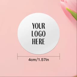 Customizable Photo Stickers with Multicolor Logos - Durable Waterproof Labels for Promotional Events & Corporate Gifts