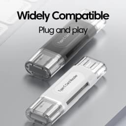 4-in-1 Multifunction USB TYPE-C Card Reader External Storage Black Stretch for Memory Stick USB 2.0 Mini SD TF Card Reader