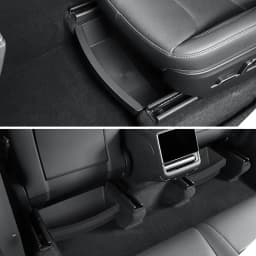 TEKSY For Tesla New Model Y 2025 2026 Launch Juniper Teslajuniper Front Seats Under Seat drawer TPE Storage Box