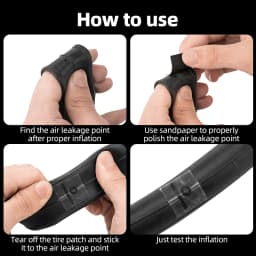 ROCKBROS Glue-free Repair Tool Bicycle Tire Repair Kit Tire Patch Mountain Road Tire Inner Tube Repair Box