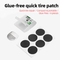 ROCKBROS Glue-free Repair Tool Bicycle Tire Repair Kit Tire Patch Mountain Road Tire Inner Tube Repair Box