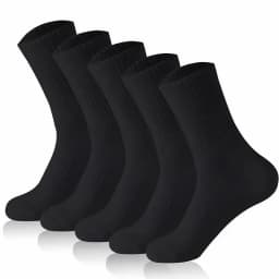 5/10/20 Pairs Neutral Solid Color Round Neck Socks Spring Summer Sweat Absorbing Breathable Comfortable All-season Sports Socks
