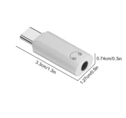 USB Type C to 3.5mm jack Audio Adapter USB C 3.5mm Aux Adapter Type C Earphone Converter For Iphone15 Samsung Xiaomi Huawei