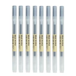 6/8Pcs/Set MUJIs Gel Pen Black/Red/Blue 0.38/0.5mm Ink Japan Color Pen Office School Ballpoint Pen Japanese Kawaii Stationery