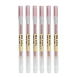 6/8Pcs/Set MUJIs Gel Pen Black/Red/Blue 0.38/0.5mm Ink Japan Color Pen Office School Ballpoint Pen Japanese Kawaii Stationery