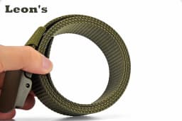 Tactical Webbing Belt Quick Dry Outdoor Military Belt - Lightweight Breathable Quick Release Buckle for Men Women