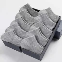 20 Pairs Women/Men Family Matching Short Socks, Black & Grey Series With Bow, Heart, Stripe