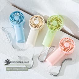 MEET SUN Portable Fan, Creative Compact Pocket Handheld Fan, Lightweight Mini Fan (AAA Batteries Not Included)