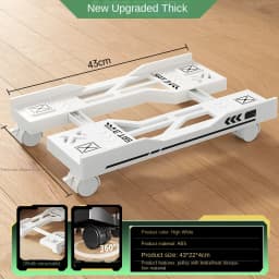 New CPU Stand Adjustable Bracket PC Holder Cart Mobile Computer Tower Stand with Rolling Caster Wheels Adjustable Desktop Stand