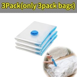1-10pcs Thickened Vacuum Compression Bag,Transparent Quilt Vacuum Bags, Storage Bags, Household Clothing Storage and Sorting Bag