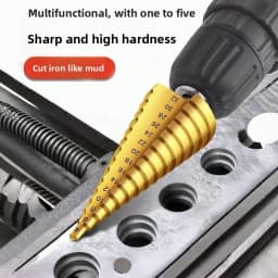 HSS Step Drill Bit 4-12mm 4-20mm 4-32mm Hex Titanium Cone Hole Cutter Multifunction Reamer Plate Iron Aluminum Plate Drilling Me