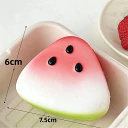 1/3/5pcs Squishy Watermelon Fidget Toy Anti-Stress Slow Rising Fruit Pinch Squeeze Stress Reliever Funny Pressure Reducer Prop