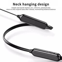Wireless 9D Bluetooth Headset Neck Hanging Stereo Noise Reduction Universal 5.0 In Ear Sports Headset Microphone For Smart Phone