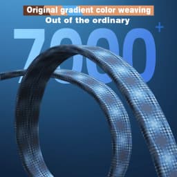 CAT 8 Flat Network Internet Cable 40Gbps 2000MHz Round RJ45 Nylon Braided LAN Cable Patch Cord for Modem Router PC PS4/5/6 Xbox