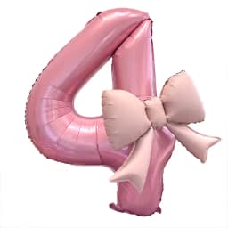 2pcs 40inch Pink Bowknot Number Foil Balloons Wedding Birthday Party Decoration Anniversary Decor Photo Props Party Supplies
