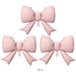 2pcs 40inch Pink Bowknot Number Foil Balloons Wedding Birthday Party Decoration Anniversary Decor Photo Props Party Supplies