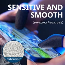 20/40pcs Gaming Finger Cover Game Controller Suitable For PUBG LOL Anti Sweat Scratch Touch Screen Game Finger Thumb Cover Glove
