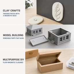 Super Powerful Magnets Strong Disc Magnets for Fridge, DIY, Building, Scientific, Craft,Refrigerator Magnet, 5x2 8x2 10x2 10x3