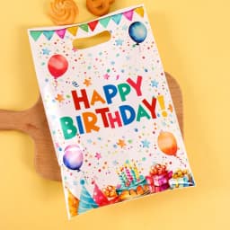 10/20/50pcs Birthday Party Candy Gift Bags Birthday Balloons Hand Bags Happy Birthday Party Decorations Adults Favors Gifts