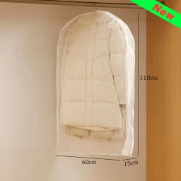 Wardrobe Organizer Bags Down Jacket Air Compression Hanging Bag with Zipper Clothes Dust Cover Bag Save Space Cloth Storage Bag