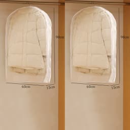 Wardrobe Organizer Bags Down Jacket Air Compression Hanging Bag with Zipper Clothes Dust Cover Bag Save Space Cloth Storage Bag