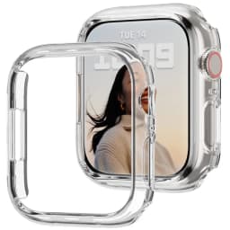Cover for Apple Watch Case 45mm 41mm 44mm 40mm 42mm 38mm 46 49 mm Accessories PC Protector bumper iWatch Series 8 7 SE 6 5 4 3 9