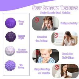 Silicone Magnetic Sensory Balls Fidget Toy Worry Balls Autism Calming Fidgeting Toy Anxiety Relief Stress Sensory Toy