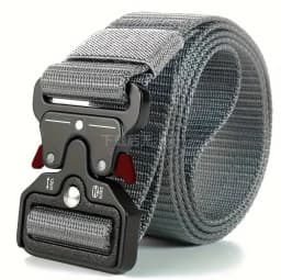 1 Piece Men's Tactical Sports Belt, Quick Release Symmetrical Buckle, Polyester Fiber, Suitable for Outdoor Training Military
