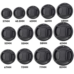 Camera Lens Cap High-quality 40.5mm 49mm 52mm 55mm 58mm 62mm 67mm 72mm 77mm 82mm Snap on Front Lens Cap for Camera