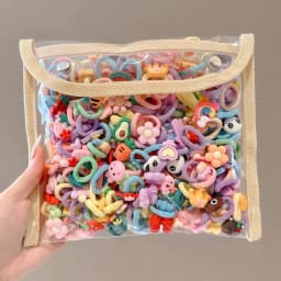 Hair band rubber band children tie hair rope baby girl does not hurt hair rope little girl rubber band