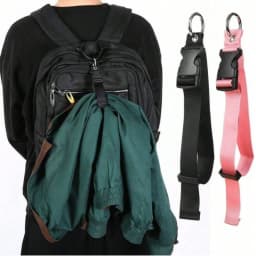 Travel Luggage Fixed Strap Backpack External Strap Portable Strap With Release Buckle Add-A-Bag Luggage Strap Belt Jacket Holder