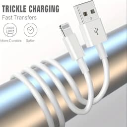 3PCS 5PCS MFi Certified USB to Lightning TPE Cable Fast Charging Cable sfor iPhone14 13 12 11Pro X 8 for iPad White 1M 2M 3M