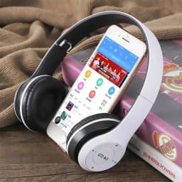 Handsfree Wireless Headphones Noise Canceling Headphone Earphone P47 Headset Bluetooth Head Phone for iPhone Huawei Samsung S22