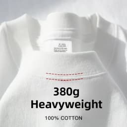 300g Cotton T Shirts Men Short Sleeved Heavyweight Summer Round Neck Loose Breathable Shirt for Men Women Basic Tee