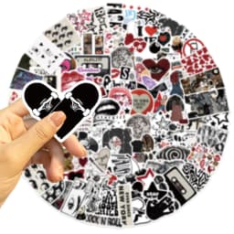 10/50/100/150pcs Downtown Y2K Girls Aesthetics Retro Graffiti Stickers Phone Guitar Laptop Suitcase Waterproof Sticker Kids Toy